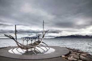 Viking ship sculpture-8991